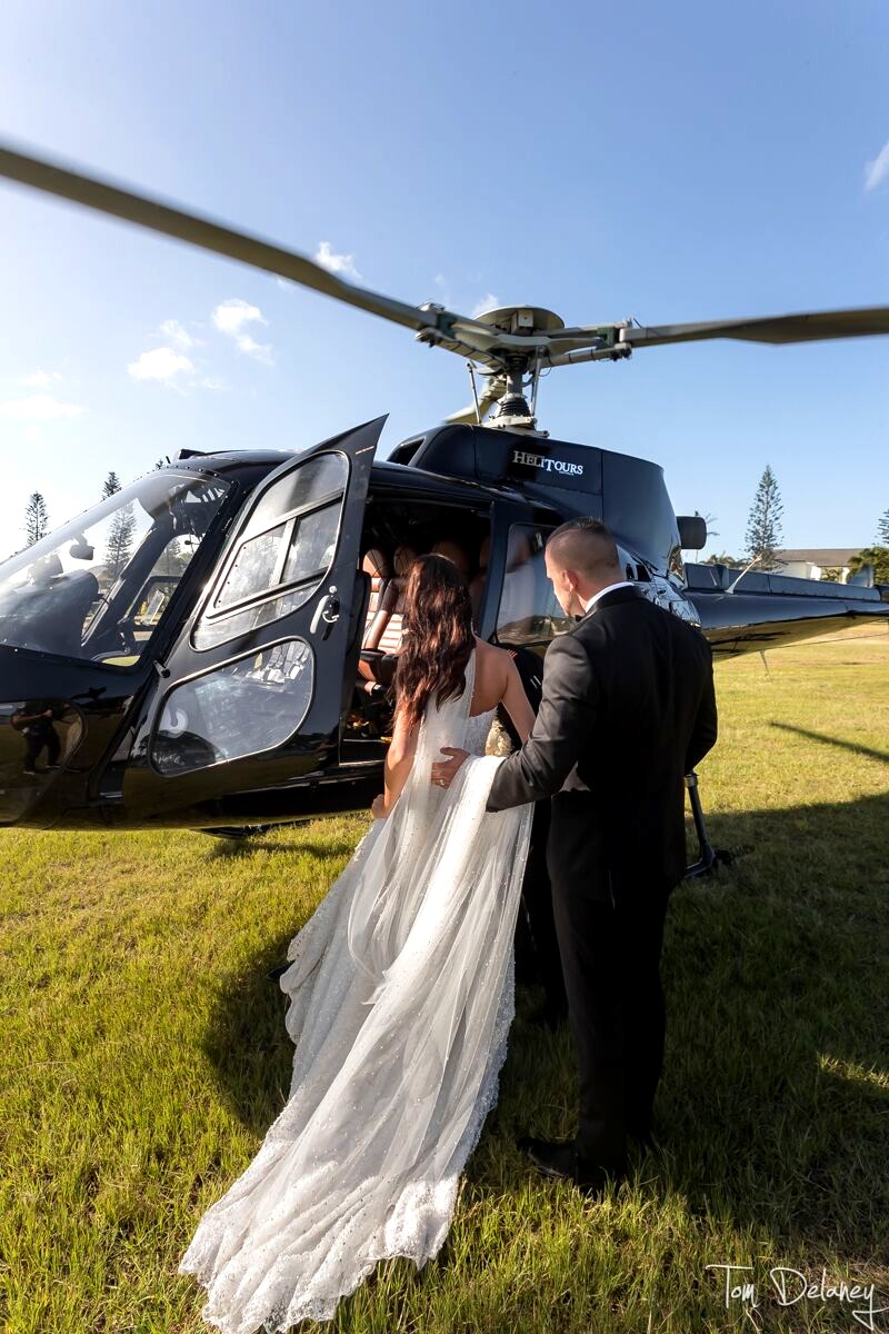 Riviera Charters helicopter transfer